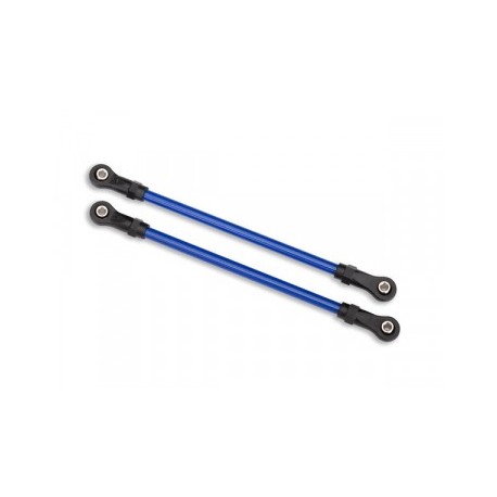Traxxas 8142X Susp. Link Blue Rear Upper Steel (2) (For Lift Kit 8140X)