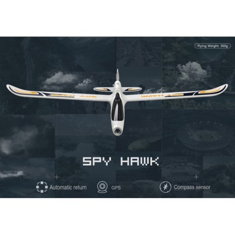 DEMO - UDEN FJERNBETJENING - Spy Hawk FPV flyver m. GPS og FPV fra Hubsan m. film og billeder