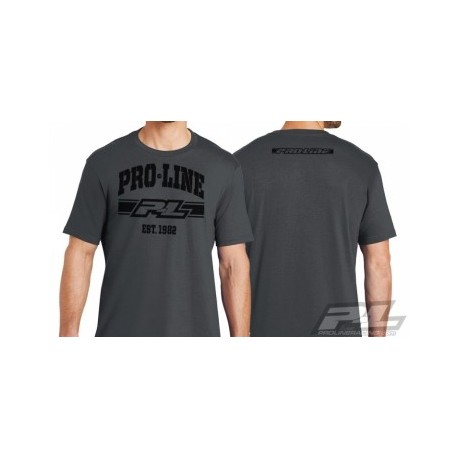 PL9831-04 Pro-Line Established Charcoal Gray T-Shirt X-Large