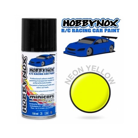 Neon Yellow RC Racing Car Spray Paint 150 ml