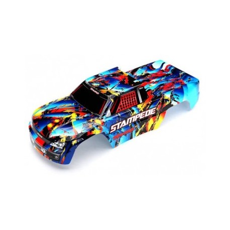 Traxxas 3648 Body Stampede Rock´n´Roll Painted