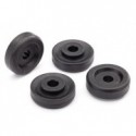 TRX8957 Wheel Washers Black (4) Maxx