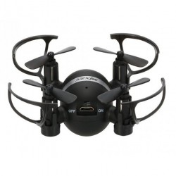Mini quadcopter drone m.kraftigt lys til aften/nat