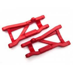 Traxxas 2555R Suspension Arms Rear HD Red (2)