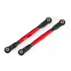 Traxxas 8948R Toe Links Front Adjustable Alu Red w/ Wrench (2) Maxx