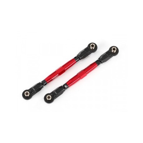 Traxxas 8948R Toe Links Front Adjustable Alu Red w/ Wrench (2) Maxx