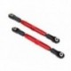 Traxxas 3644R - Turnbuckle Complete Alu Red Camber Link 73mm (2)