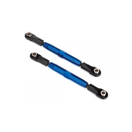 Traxxas 3644X - Turnbuckle Complete Alu Blue Camber Link 73mm (2)