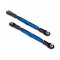 Traxxas 3644X - Turnbuckle Complete Alu Blue Camber Link 73mm (2)
