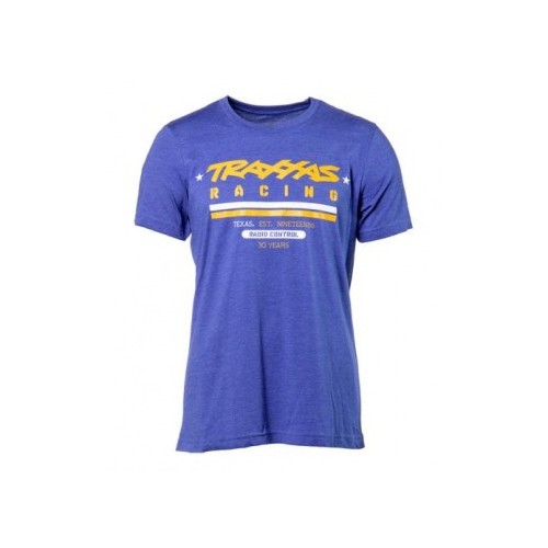 Traxxas 1382-S T-shirt Blue Traxxas Racing Heritage S (Premium)