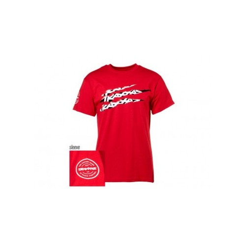 Traxxas 1378-L T-shirt Red Traxxas-logo Slash L
