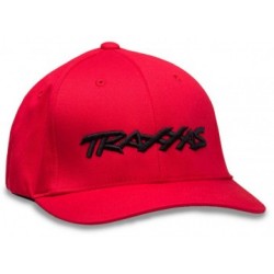 Traxxas 1188-RED-LXL Hat Curved Red Traxxas Logo L-XL