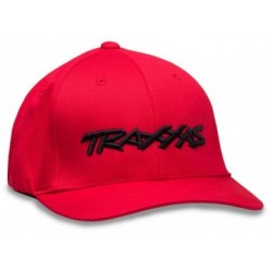 Traxxas 1188-RED-SM Hat Curved Red Traxxas Logo S-M