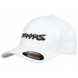 Traxxas 1188-WHT-LXL Hat Curved White Traxxas Logo L-XL