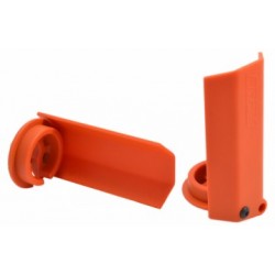 RPM Shock Shaft Guards Orange (2) X-Maxx - 80438