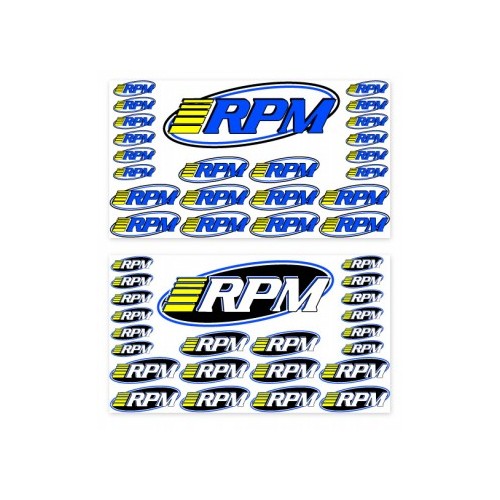 RPM Decal Sheet Pro Logo RPM (2) - 70005