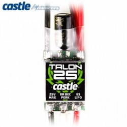 Castle Creations TALON 25 - 2S-6S 25A 5A-BEC ESC - CC-010-0128-00