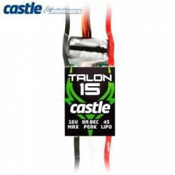 Castle Creations TALON 15 - 2-4S 15A 3A-BEC ESC - 010-0129-00
