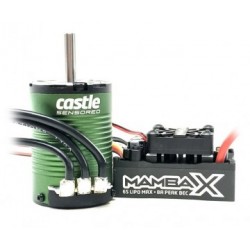 Castle Creations Mamba X SCT ESC Combo w 1410-3800KV 5mm Sensored Motor - 010-0161-01