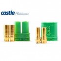 Castle Creations Polarized Bullet Conn. 4mm 1pair - 011-0065-00