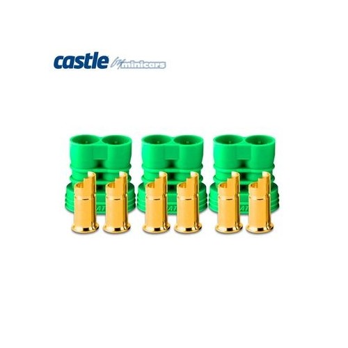 Castle Creations Polarized Bullet Conn. Female 6,5mm Set - 011-0069-00