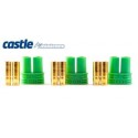 Castle Creations Polarized Bullet Conn. Female 4mm 3 set - 011-0076-00