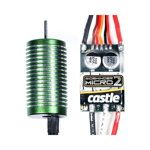 Castle Creations Sidewinder Micro 2 1/18 Combo with 0808-5300KV Motor - CC010-0150-02