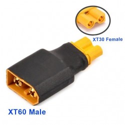 Omformer stik XT30 female to XT60 male