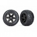 Traxxas 6775 Tires & Wheels Anaconda/RXT Black 2,8" 4WD, 2WD Front (TSM-Rated) (2)
