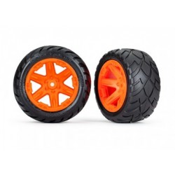 Traxxas 6768A Tires & Wheels Anaconda/RXT Orange 2,8" 2WD Rear (TSM-Rated) (2)