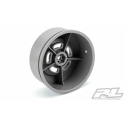 Proline Wheels Slot Mag Drag Spec 2.2"/3.0" Grey (2) SC Drag Car Rear