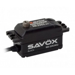 Savox - SB-2263MG Servo 10Kg 0,076s Brushless Black Edition Low
