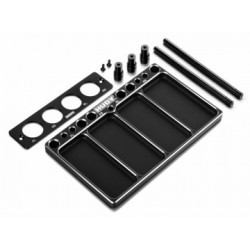 HUDY Alu Tray for 1/8 Off-road Diff and Shocks - 109802