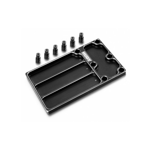 HUDY Alu Tray for 1/8 Off-road Diff Assembly - 109841