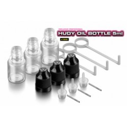 HUDY Oil Bottle w Steel Needle 5ml (3pcs) - 106900