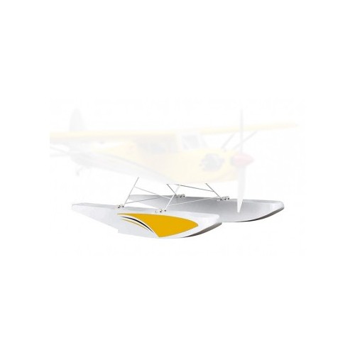 Seagull Floats to Funky Cub Yellow 10-15cc ARF