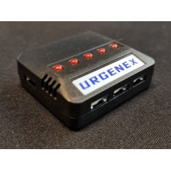 USB lader 1S Lipo batteri med 4 porte