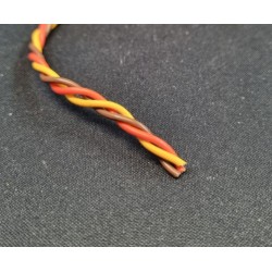 Kraftigt servo-kabel - twisted - pr. 0,5 meter