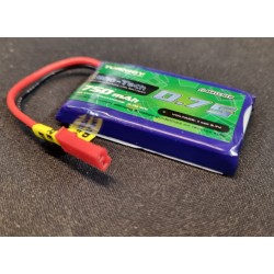 LiPo batteri 3,7v 1s 750mAh xt30 stik 50c