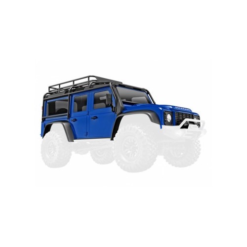 Traxxas 9712-BLUE Body TRX-4M Land Rover Defender Blue Complete
