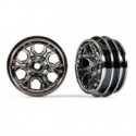 Traxxas 9770-BLKCR Wheels Spider Black Chrome 1.0 (2)