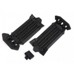 Traxxas 7844 Skidplate Set Front & Rear with Rubber Impact Cushion XRT
