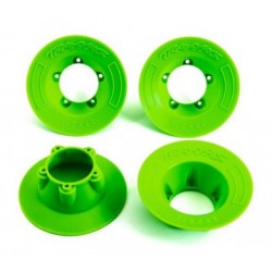 Traxxas 9569G Wheel Covers Green (for Wheels 9572) (4)
