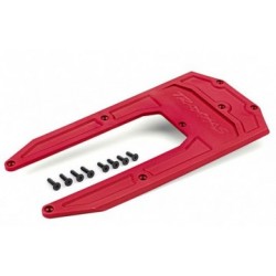 Traxxas 9623R Skidplate Chassis Red Sledge