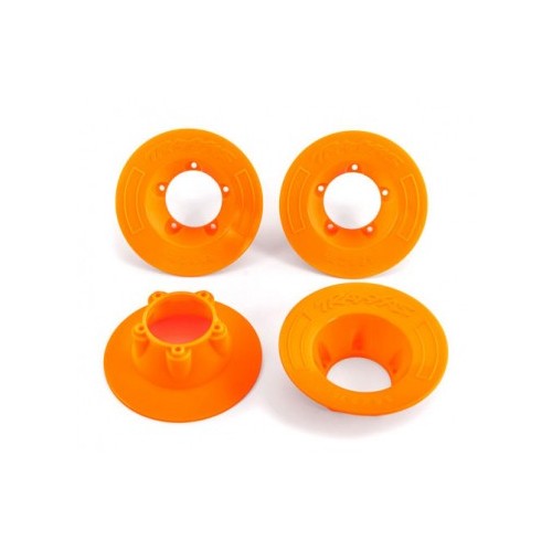 Traxxas 9569T Wheel Covers Intense Orange (for Wheels 9572) (4)
