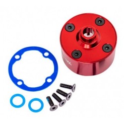 Traxxas 9581R Differential Carrier Alu Red Set Sledge