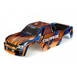 Traxxas 3620T Body Stampede 2WD VXL Orange & Blue Painted