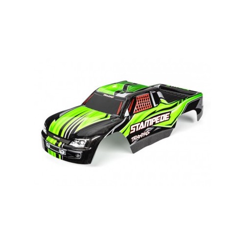 Traxxas 3651G Body Stampede 2WD Green Painted