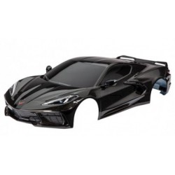 Traxxas 9311A Body Corvette Stingray Black Complete