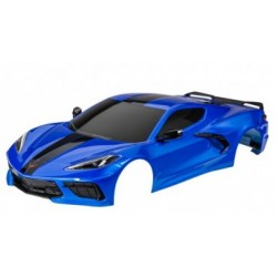 Traxxas 9311X Body Corvette Stingray Blue Complete